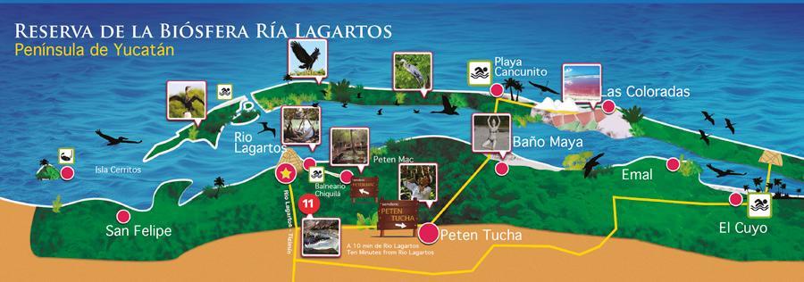 ホテルCasa Laguna Lagartos Río Lagartos エクステリア 写真